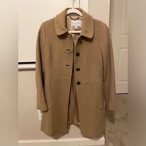 Banana Republic Wool Coat - Size M - Tan *Excellent Condition*